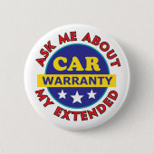 Funny Car Warranty Button (Vorderseite)