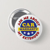 Funny Car Warranty Button (Vorne & Hinten)