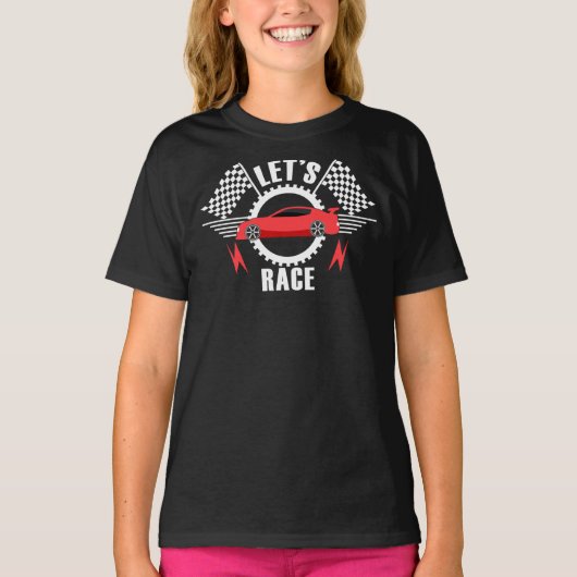 Funny Car Zitat für Autoliebhaber Lasse Race Car E T-Shirt (Vorderseite)