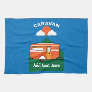 Funny Caravan Accessoires Camping Caravaner Geschirrtuch