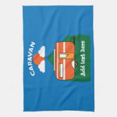 Funny Caravan Accessoires Camping Caravaner Geschirrtuch (Vertikal)