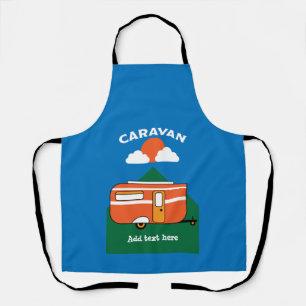 Funny Caravan Accessoires Camping Caravaner Schürze