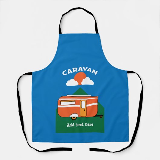 Funny Caravan Accessoires Camping Caravaner Schürze (Vorderseite)