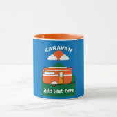 Funny Caravan Accessoires Camping Caravaner Tasse (Zentrum)