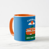 Funny Caravan Accessoires Camping Caravaner Tasse (Vorderseite Links)