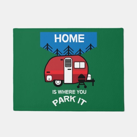 Funny Caravan Geschenke | Bester Caravanning | Woh Fußmatte (Vorderseite)
