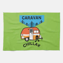 Funny Caravan Geschenke | Bester Caravanning | Woh Geschirrtuch