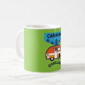 Funny Caravan Geschenke | Bester Caravanning | Woh Kaffeetasse (Vorderseite Links)