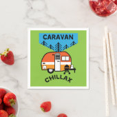 Funny Caravan Geschenke | Bester Caravanning | Woh Serviette (Beispiel)