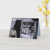 Funny Card - Cotton Chopping Houses Karte (Gelbe Blume)