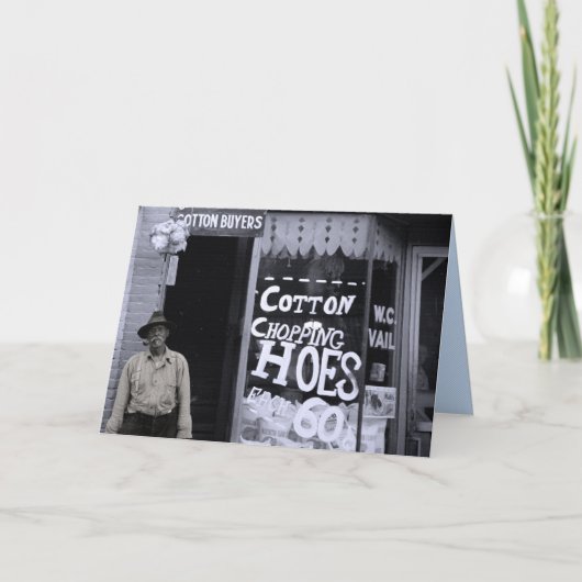 Funny Card - Cotton Chopping Houses Karte (Vorderseite)