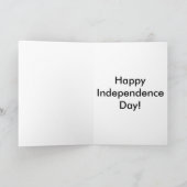 Funny Card for the 4th of July! Karte (Innenseite)