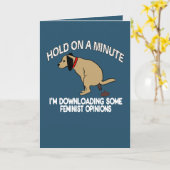 Funny Card Ich lade Celebrity Meinungen herunter Karte (Gelbe Blume)