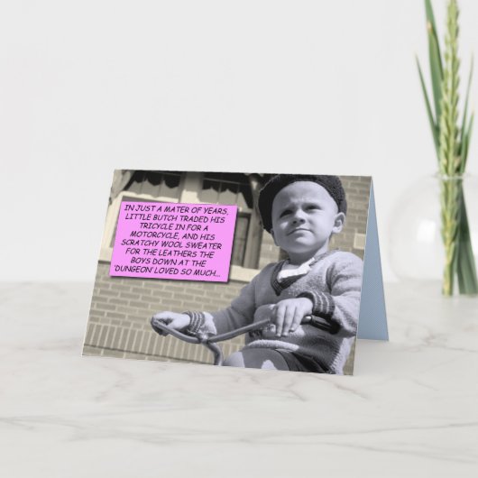 Funny Card - Little Butch Karte (Vorderseite)