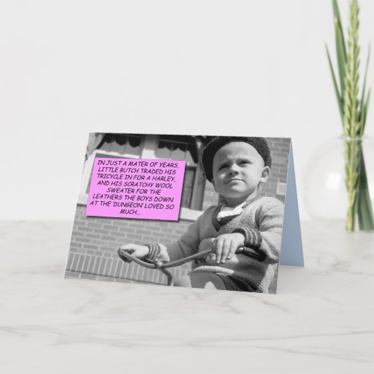 Funny Card - Little Butch Karte (Vorderseite)