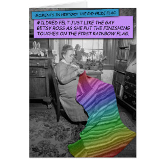 Funny Card - Mildred, der schwule Betsy Ross