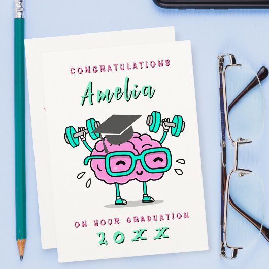 Funny card Personalized graduation Einladung