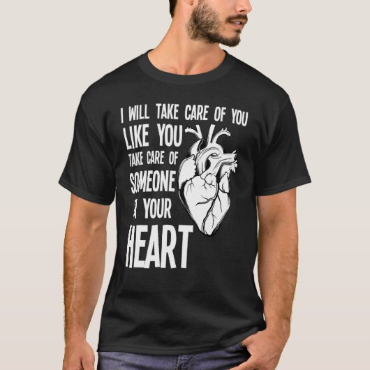 Funny Cardiac Nurse Zitat Anatomische Herzerkranku T-Shirt (Vorderseite)