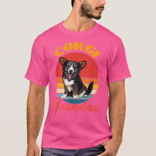 Funny Cardigan Welsh Corgi Oma Dog Lover Mothe T-Shirt