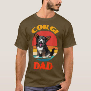 Funny Cardigan Welsh Corgi Vater Dog Lover Fathers T-Shirt