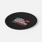 Funny Cardio Drumming Quote Fitness Motivation Pappteller (Schrägansicht)