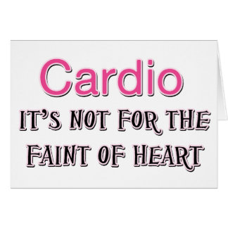 Funny Cardio Sprichwort