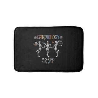 Funny Cardiology NurChristmas Geschenk für Herz Badematte