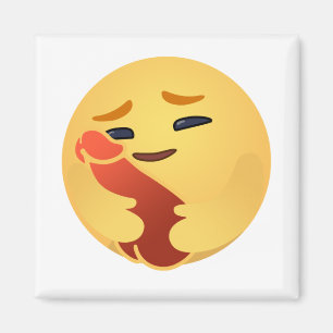 Funny Care Emojis Facebook Magnet