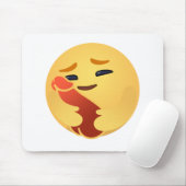 Funny Care Emojis Facebook Mousepad (Mit Mouse)