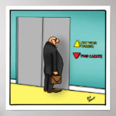 Funny Career Path Workplace Poster (Vorne)