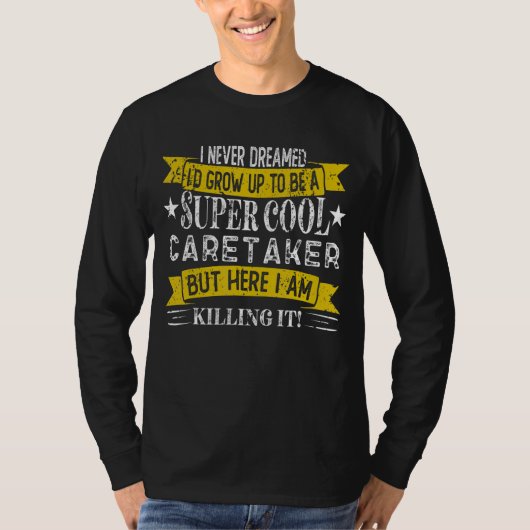Funny Caretaker Shirts Job Title Professionals (Vorderseite)