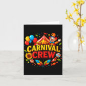 Funny Carnival Crew Circus Party Staff Costume Pri Karte (Gelbe Blume)