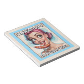 Funny Carnivore Bacon Wurst Fleisch GRILLEN Grill Notizblock (angewinkelt)