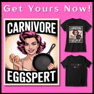 Funny Carnivore Keto Ketovore Eier mit niedriger K T-Shirt