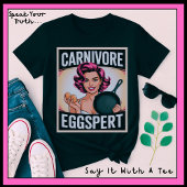 Funny Carnivore Keto Ketovore Eier mit niedriger K T-Shirt