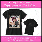 Funny Carnivore Keto Ketovore Eier mit niedriger K T-Shirt