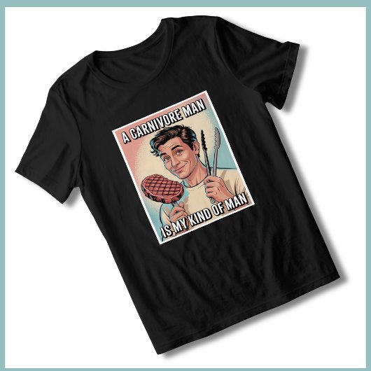 Funny Carnivore Ketovore Keto Diät Steak Tri-Blend Shirt