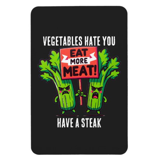 funny carnivore Magnet (Vertikal)