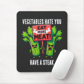 funny carnivore Mousepad (Mit Mouse)