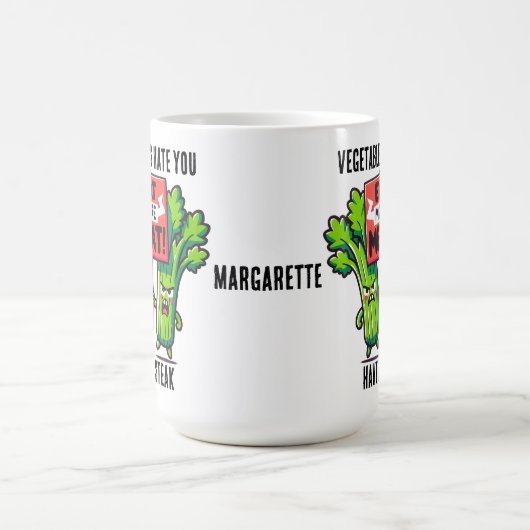 funny carnivore Mug Kaffeetasse (Mittel)