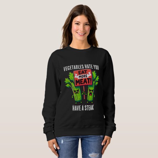 funny carnivore sweatshirt  (Vorne ganz)