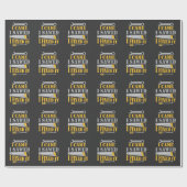 Funny Carpenter Saat Handyman Workshop Tools Geschenkpapier (Flach)