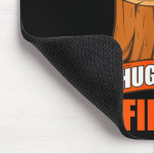 Funny Carpenter Saying - Don't Worry! I Hugged It  Mousepad (Ecke)