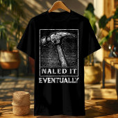 Funny Carpenter Shirt - Nail It Irgendwann - Vin