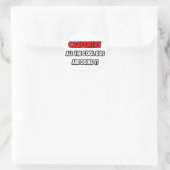 Funny Carpenter Shirts und Geschenke Runder Aufkleber (Tasche)