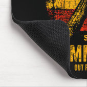 Funny Carpenter Still Hammering Out Punchlines Vin Mousepad (Ecke)