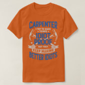 Funny Carpentry Carpenter Geschenk T-Shirt (Design vorne)