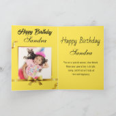 Funny Carrot Happy Birthday Karte (Innenseite)