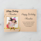 Funny Carrot Happy Birthday Karte (Innenseite)