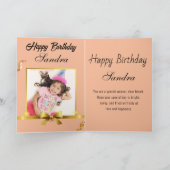 Funny Carrot Happy Birthday Karte (Innenseite)